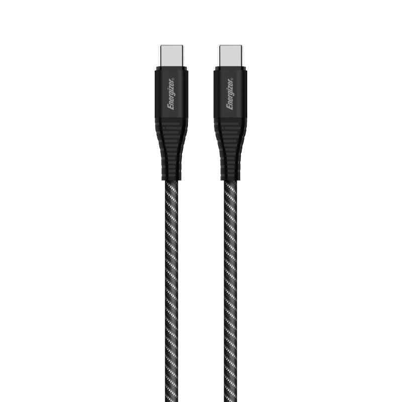 Energizer Ultimate - Kabel połączeniowy USB-C do USB-C 100W 2m (Czarny)