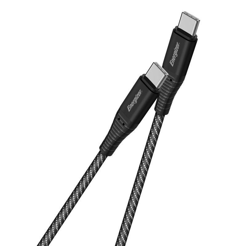 Energizer Ultimate - Kabel połączeniowy USB-C do USB-C 100W 2m (Czarny)