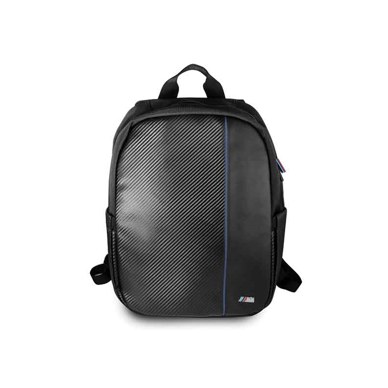 BMW Carbon Navy Stripe - Plecak na notebooka 16" (czarny)