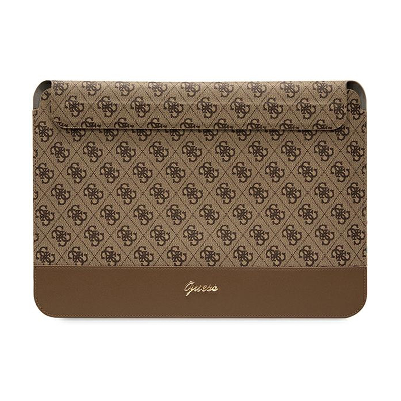 Guess 4G Stripe Metal Logo Computer Sleeve - Etui na notebooka 14" (Brązowy)