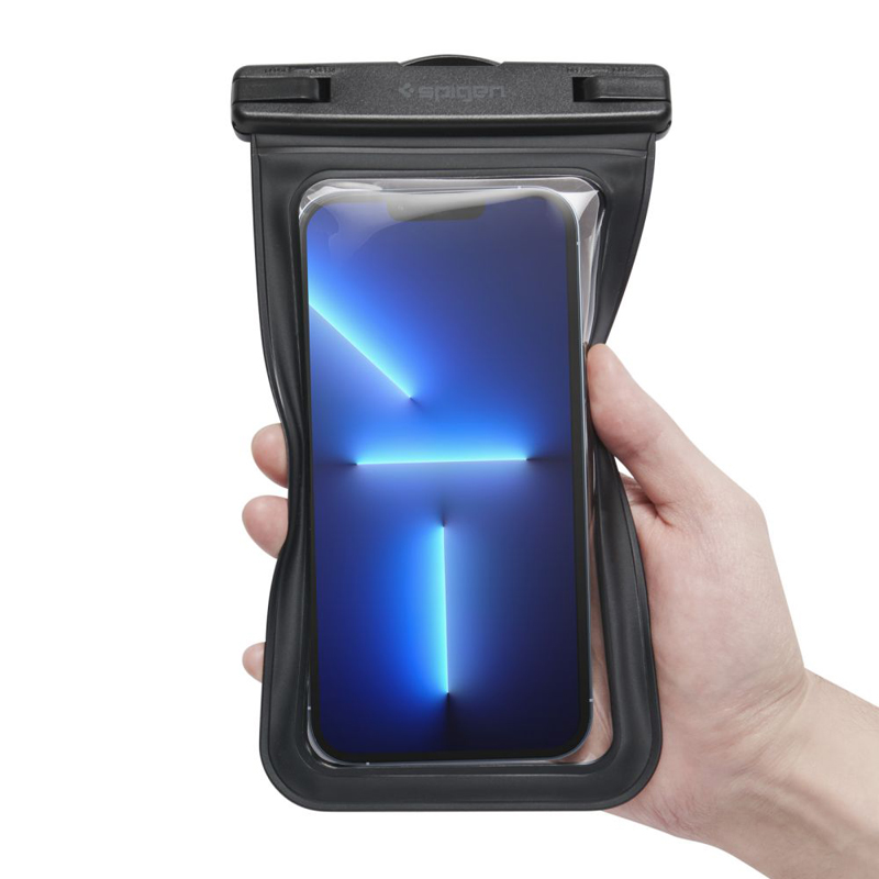 Spigen A601 Universal Waterproof Case - Etui do smartfonów do 6.9" (Czarny)