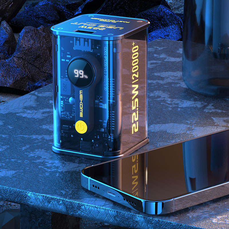 WEKOME WP-337 Vanguard Series - Power bank 20000 mAh PD 20W + QC 22.5W (Czarny)