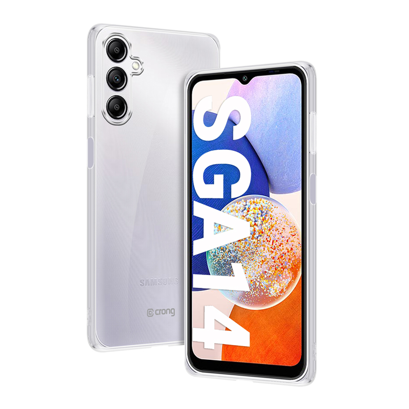 Crong Crystal Slim Cover - Etui Samsung Galaxy A14 5G (przezroczysty)