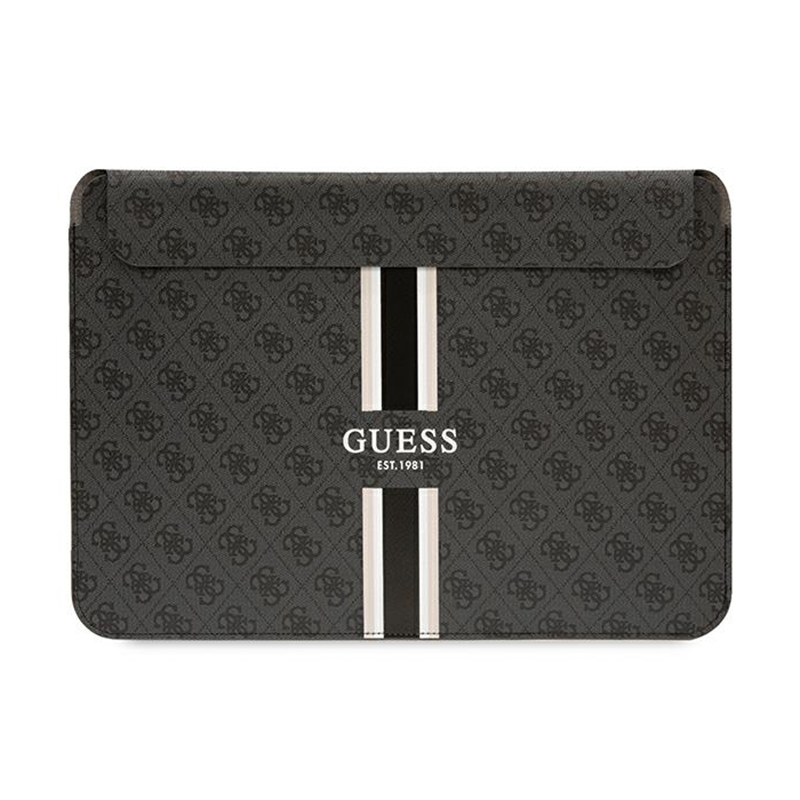 Guess 4G Printed Stripes Computer Sleeve - Etui na notebooka 14" (Czarny)