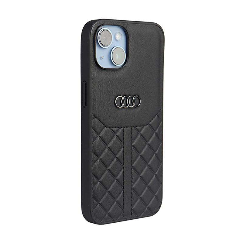 Audi Genuine Leather - Etui iPhone 14 (Czarny)