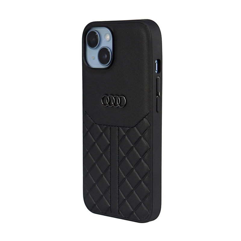 Audi Genuine Leather - Etui iPhone 14 (Czarny)