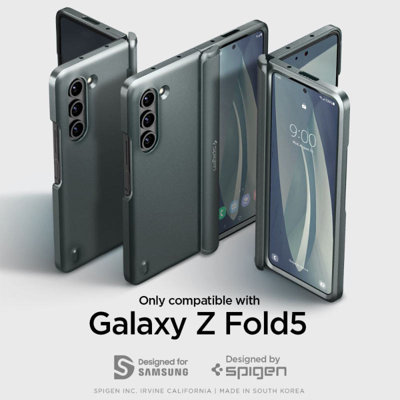 Spigen Slim Armor Pro - Etui do Samsung Galaxy Z Fold 5 (Abyss Green)
