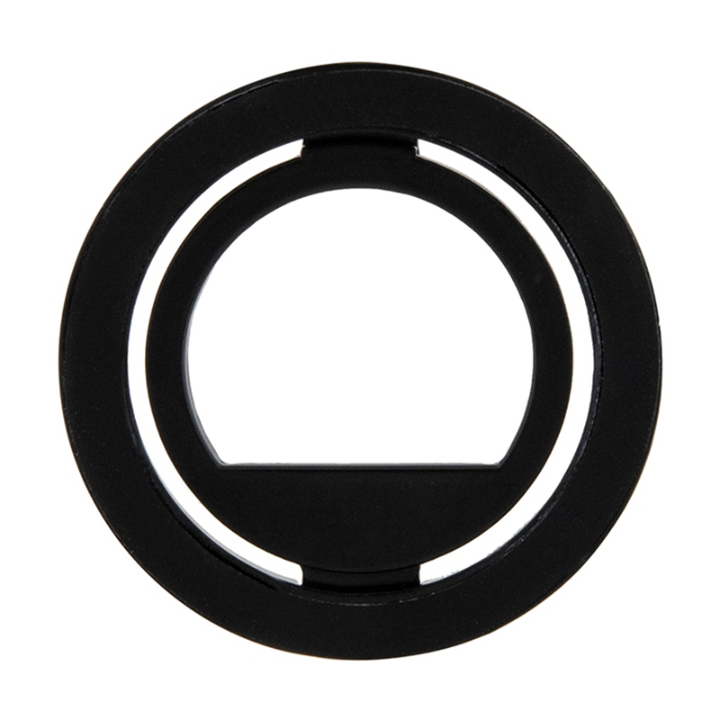 Guess MagSafe Ring Stand Rhinestone - Magnetyczny uchwyt na palec do telefonu z funkcją standu (Czarny)