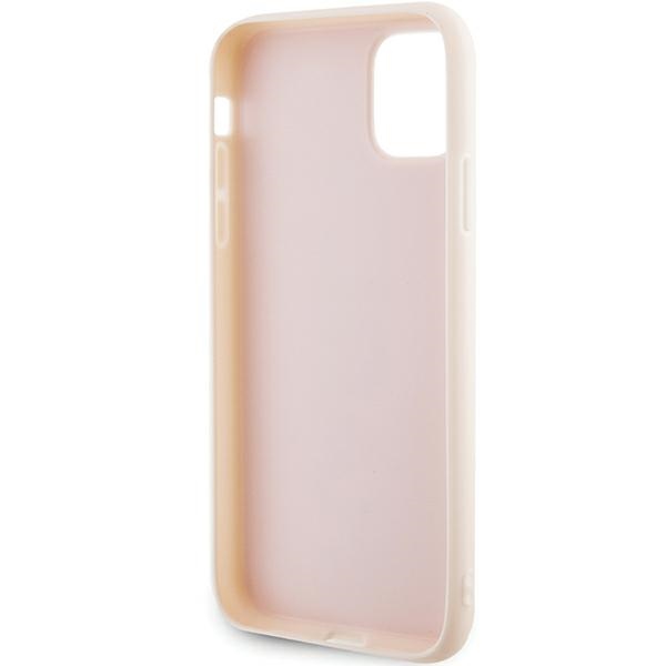 Karl Lagerfeld 3D Rubber Glitter Logo - Etui iPhone 11 (Różowy)