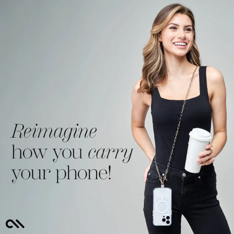 Case-Mate Phone Crossbody Chain – Smycz / Łańcuszek na ramię do telefonu (Gold)
