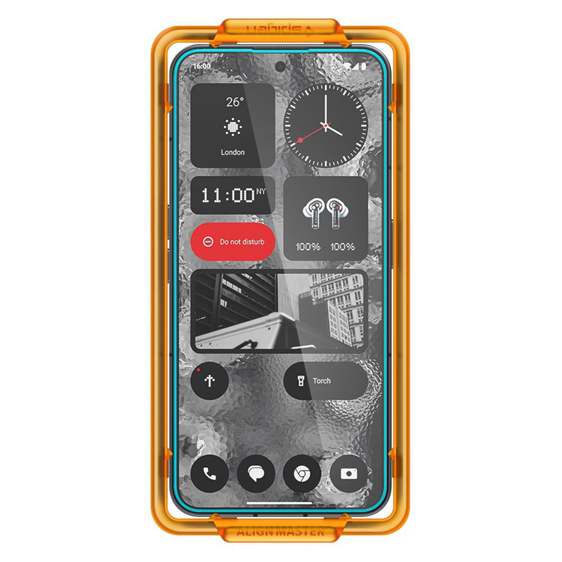 Spigen Alm Glas.TR 2-Pack - Szkło hartowane do Nothing Phone 2 (2 szt.) (Przezroczysty)