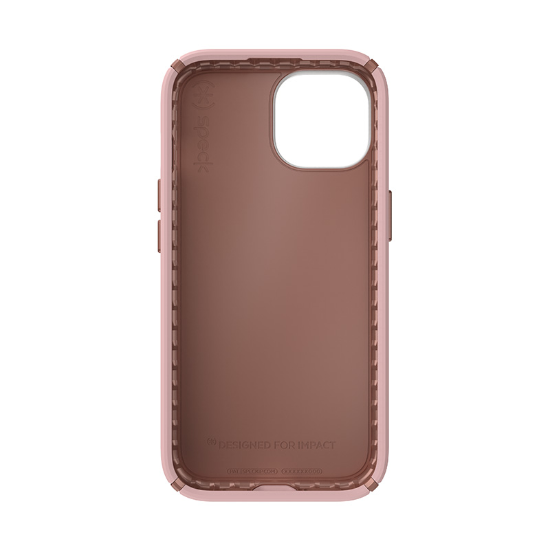 Speck Presidio2 Pro - Etui iPhone 16e / iPhone 15 / iPhone 14 / iPhone 13 (Dahlia Pink / Rose Copper / White)