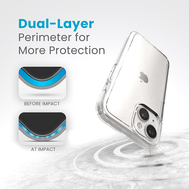 Speck Gemshell - Etui iPhone 16e / iPhone 15 / iPhone 14 / iPhone 13 (Clear)