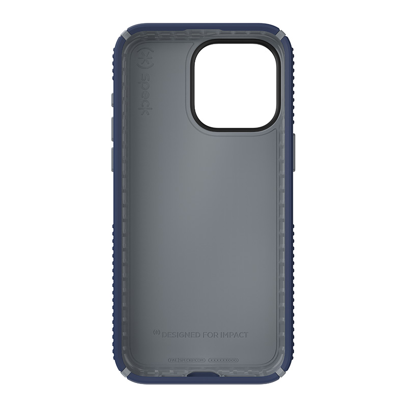 Speck Presidio2 Grip - Etui iPhone 15 Pro Max (Coastal Blue / Dust Grey / White)