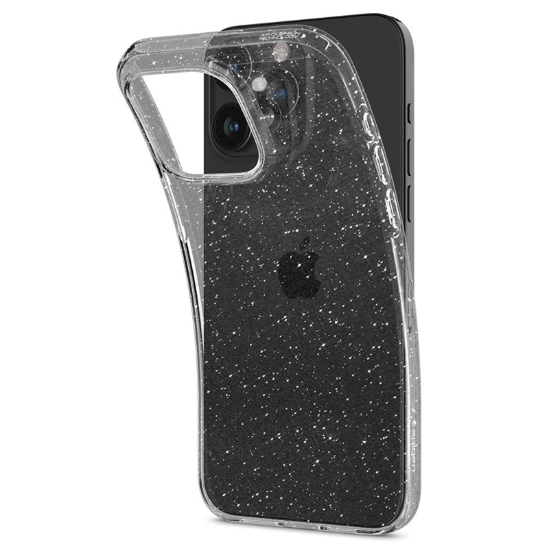 Spigen Liquid Crystal Glitter - Etui do iPhone 15 Pro Max (Przezroczysty)