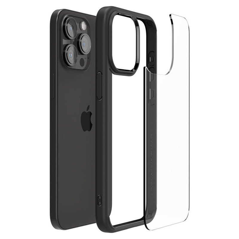 Spigen Ultra Hybrid - Etui do iPhone 15 Pro (Matte Black)