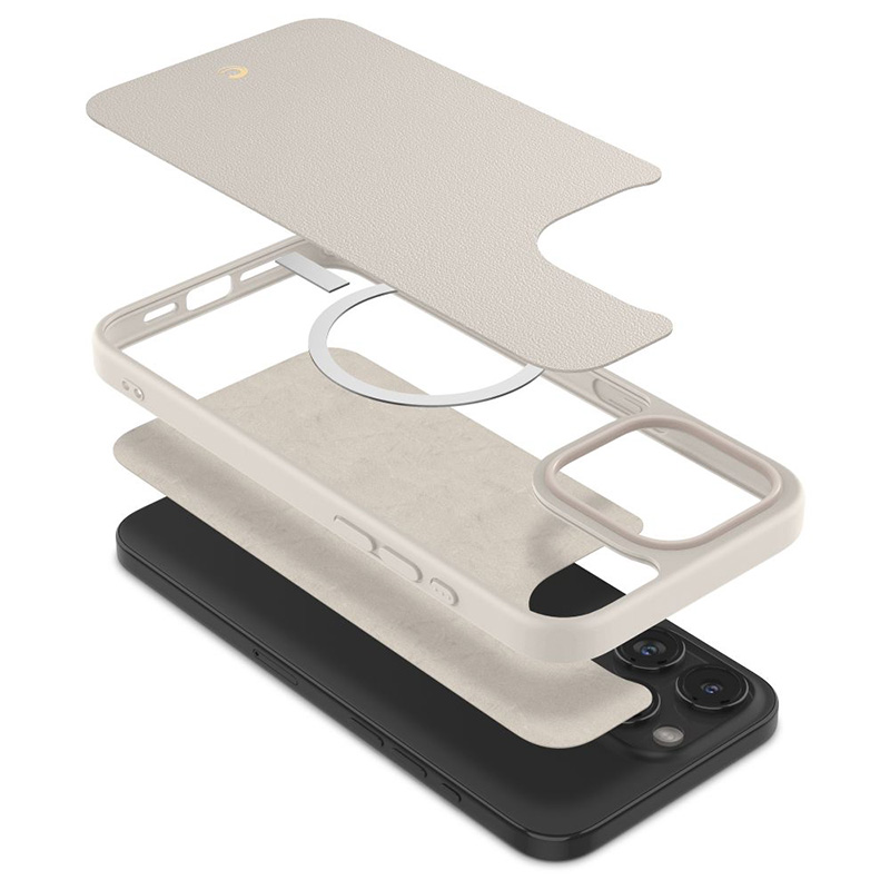 Spigen Cyrill Kajuk Mag MagSafe - Etui do iPhone 15 Pro (Cream)