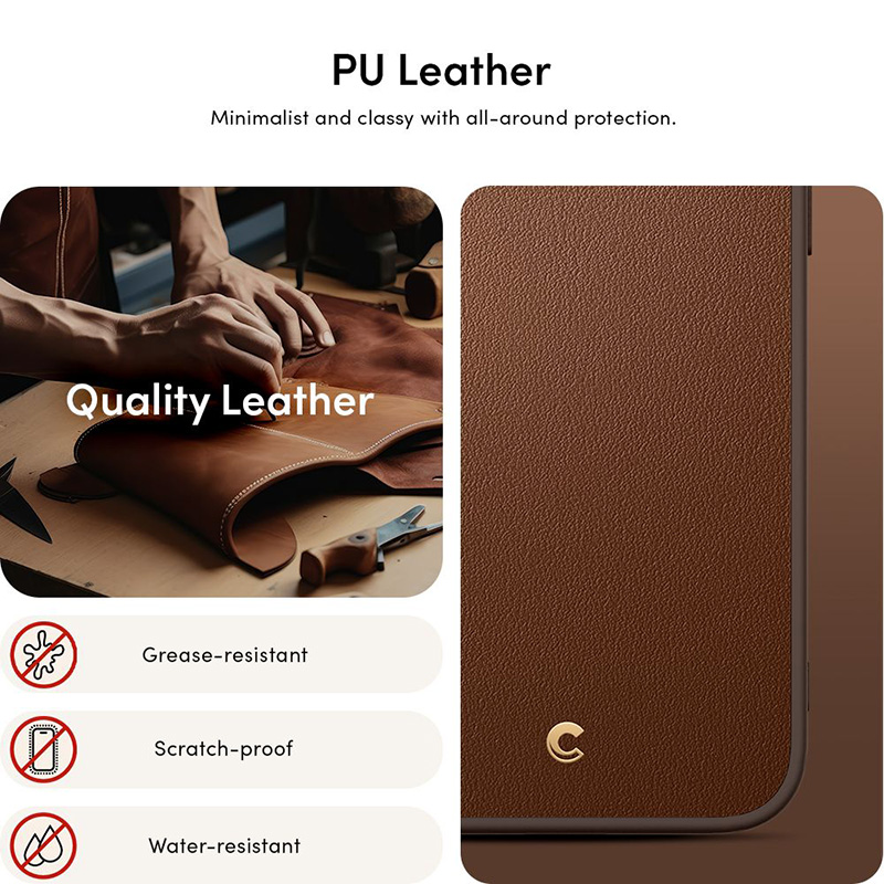 Spigen Cyrill Kajuk Mag MagSafe - Etui do iPhone 15 Pro Max (Saddle Brown)
