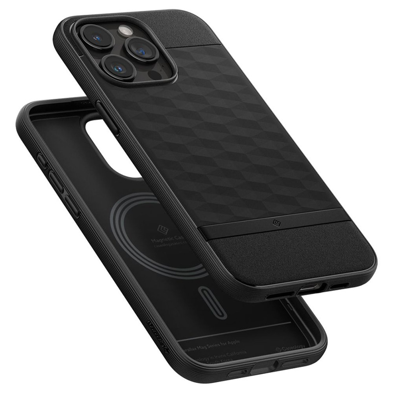 Spigen Caseology Parallax Mag MagSafe - Etui do iPhone 15 Pro (Matte Black)