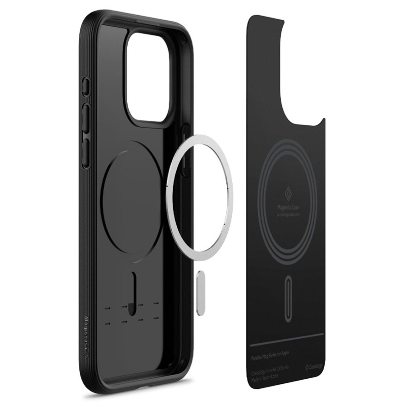 Spigen Caseology Parallax Mag MagSafe - Etui do iPhone 15 Pro (Matte Black)