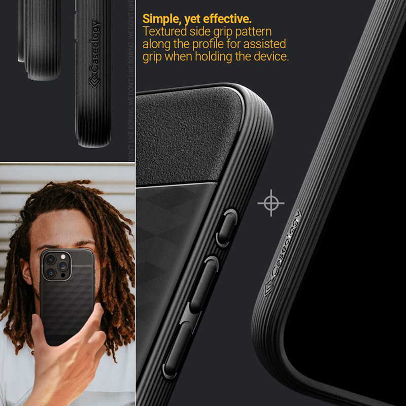 Spigen Caseology Parallax Mag MagSafe - Etui do iPhone 15 Pro (Matte Black)