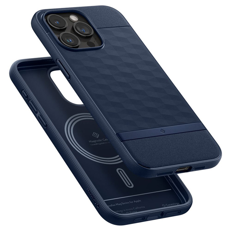 Spigen Caseology Parallax Mag MagSafe - Etui do iPhone 15 Pro (Midnight Blue)