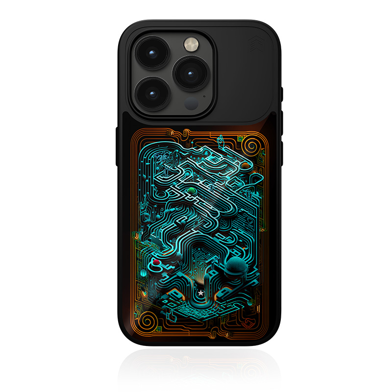 STM Reveal Warm MagSafe - Etui iPhone 15 Pro (Black Realm)