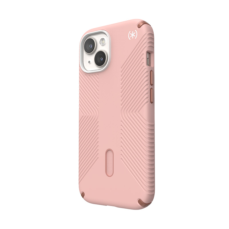 Speck Presidio2 Grip ClickLock & MagSafe - Etui iPhone 16e / iPhone 15 / iPhone 14 / iPhone 13 (Dahlia Pink / Rose Copper)