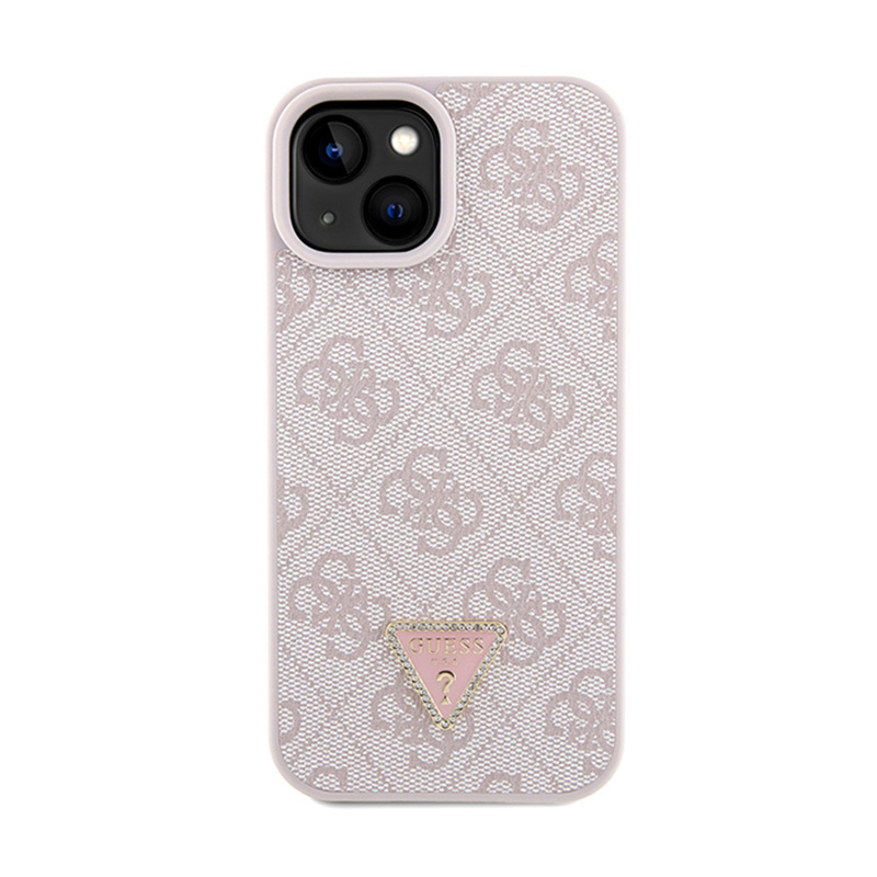 Guess Crossbody 4G Metal Logo - Etui iPhone 15 Plus (różowy)
