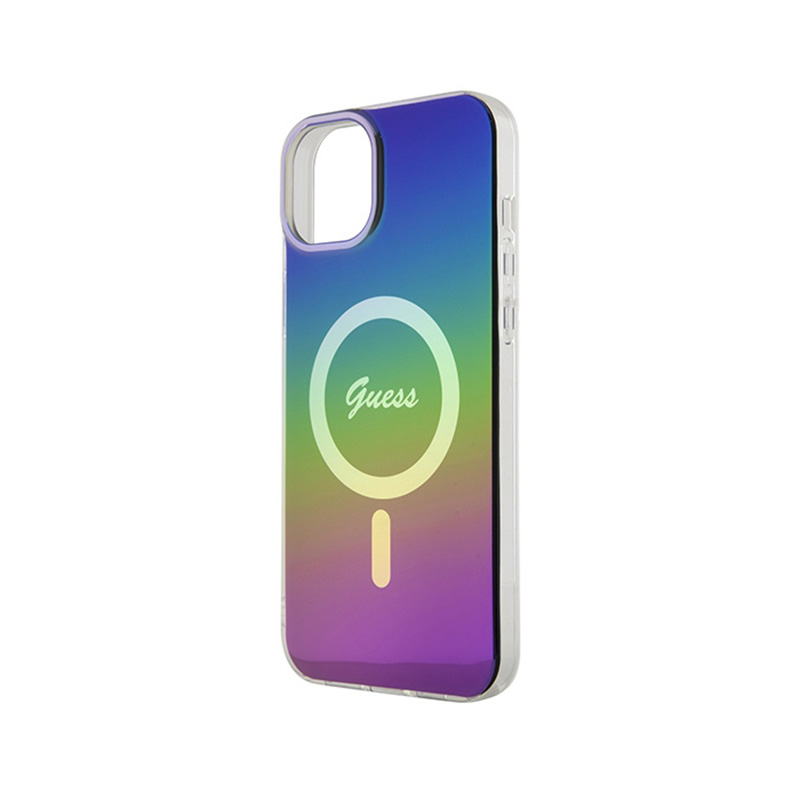 Guess IML Iridescent MagSafe - Etui iPhone 15 Plus (kolorowy)