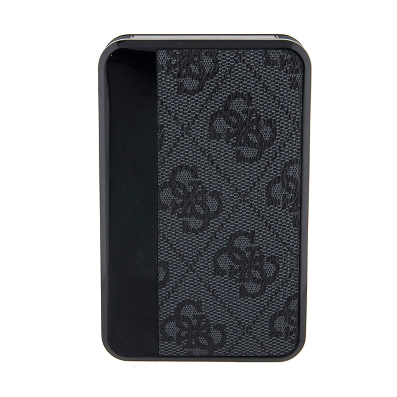 Guess 4G Leather Metal Logo - Power Bank 10000 mAh 18W (czarny)