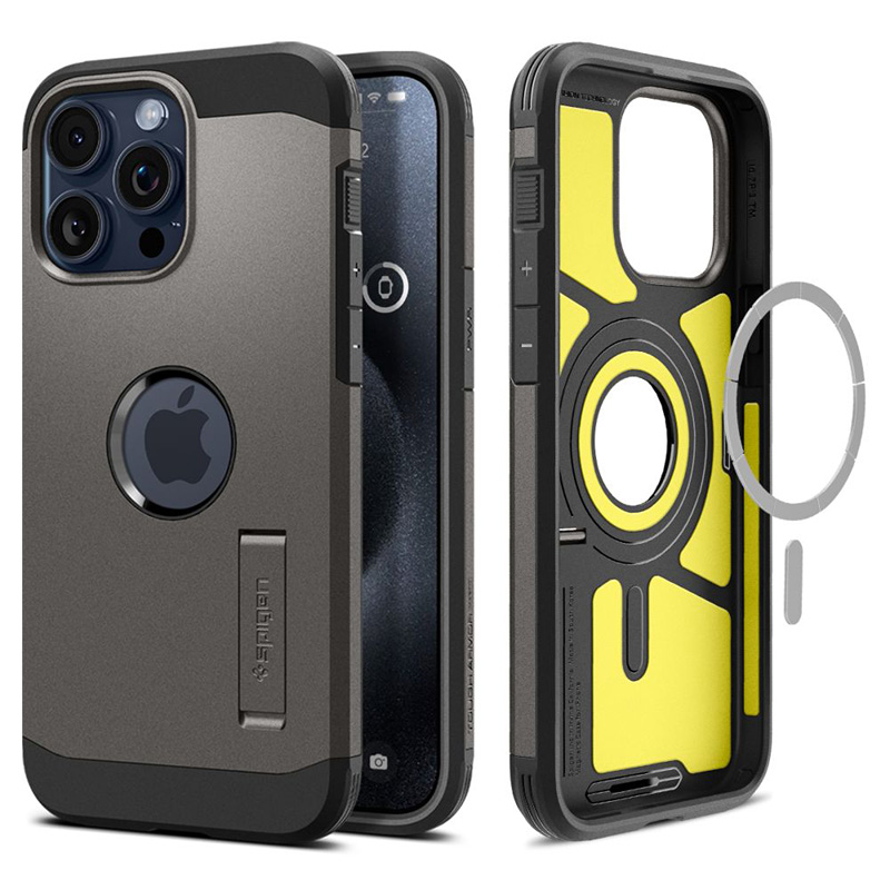 Spigen Tough Armor Mag MagSafe - Etui do iPhone 15 Pro Max (Gunmetal)