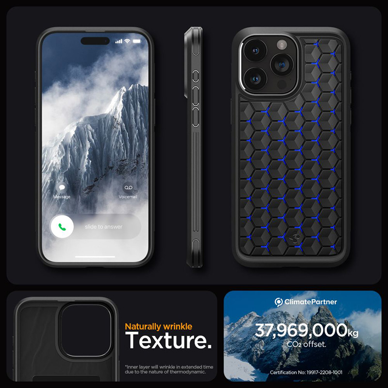 Spigen Cryo Armor - Etui do iPhone 15 Pro Max (Cryo Blue)