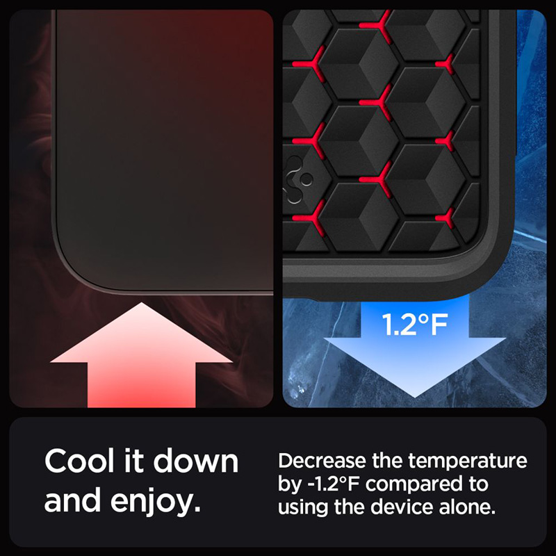 Spigen Cryo Armor - Etui do iPhone 15 Pro Max (Cryo Red)