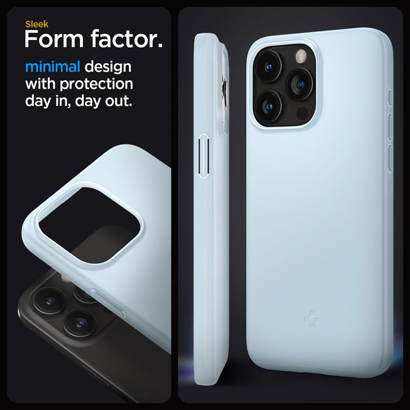 Spigen Thin Fit - Etui do iPhone 15 Pro Max (Niebieski)