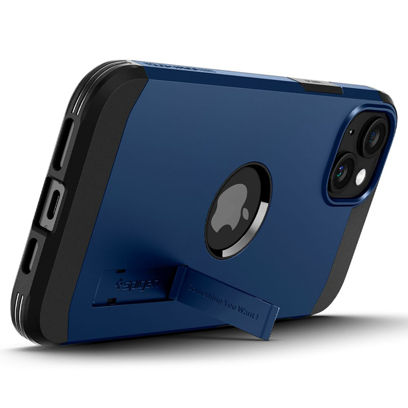 Spigen Tough Armor Mag MagSafe - Etui do iPhone 15 (Navy Blue)