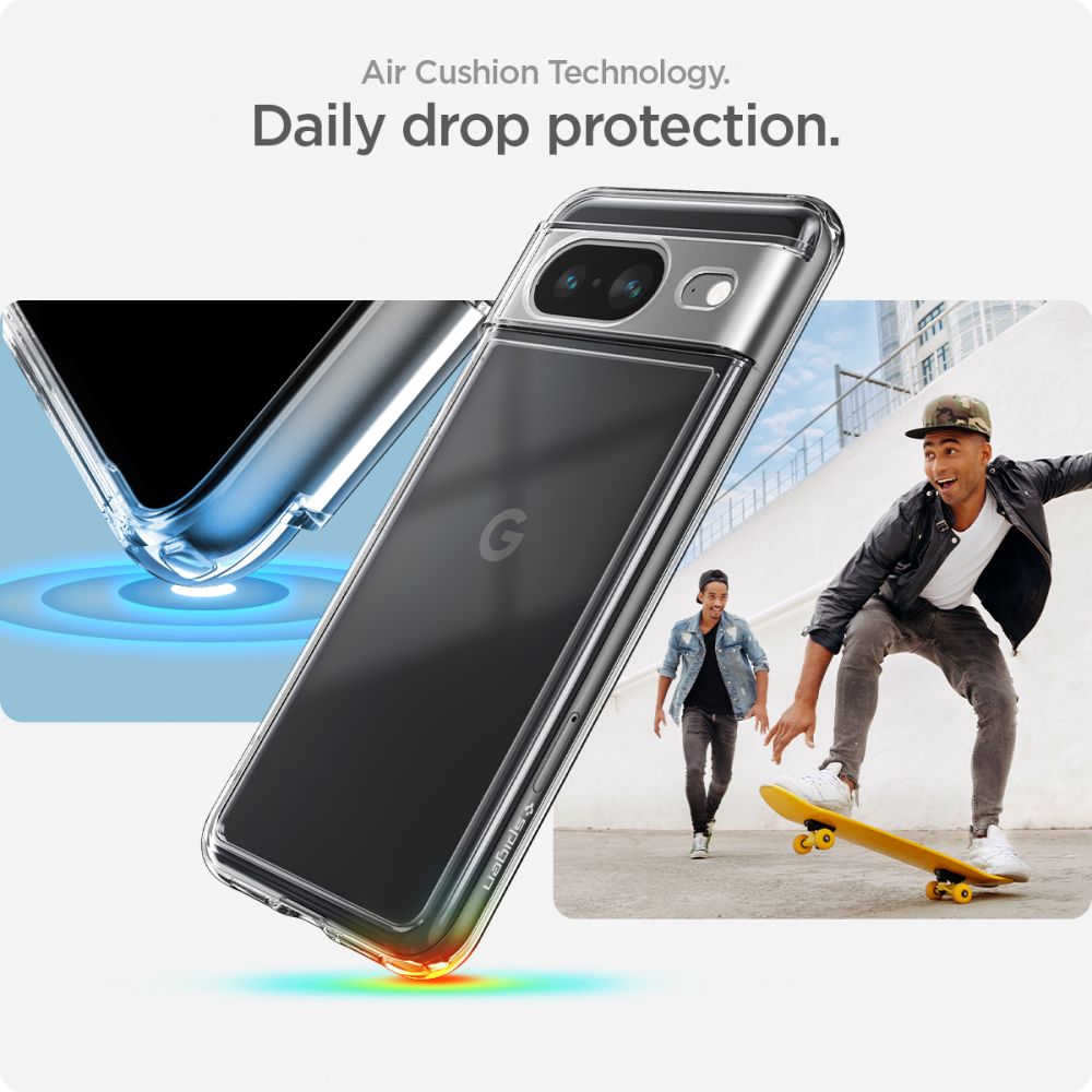 Spigen Ultra Hybrid - Etui do Google Pixel 8 (Przezroczysty)