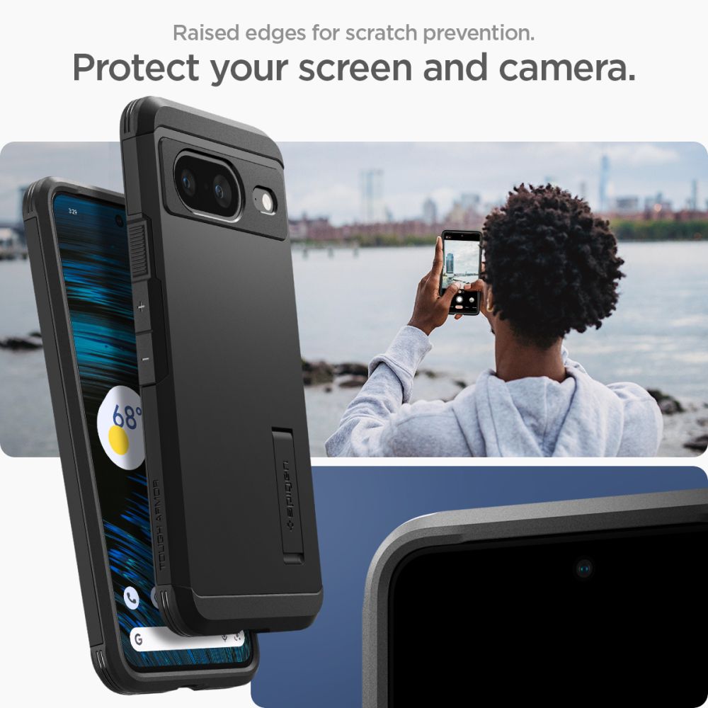 Spigen Tough Armor - Etui do Google Pixel 8 (Czarny)