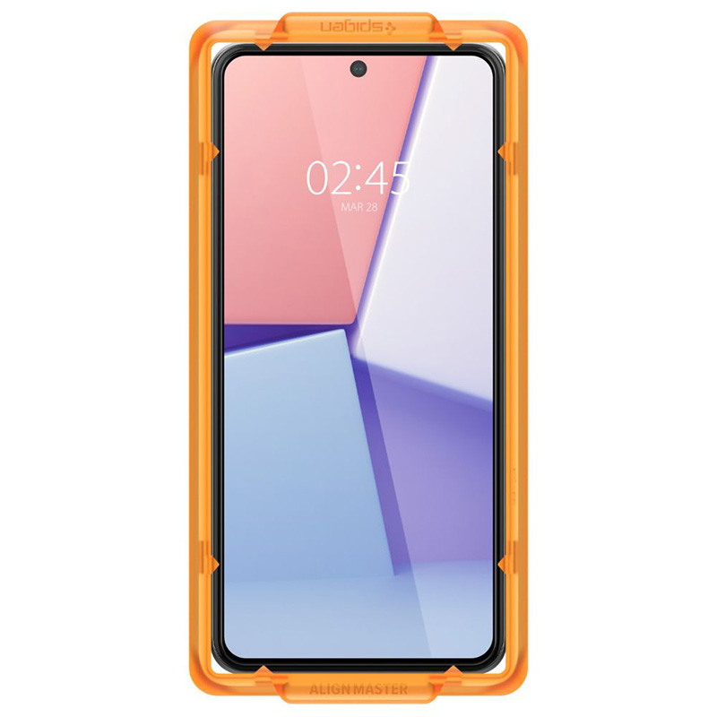 Spigen Alm Glass FC - Szkło hartowane do Google Pixel 8 Pro (Czarna ramka)