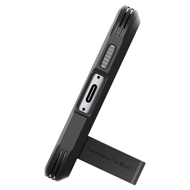 Spigen Tough Armor - Etui do Samsung Galaxy S23 FE (Czarny)