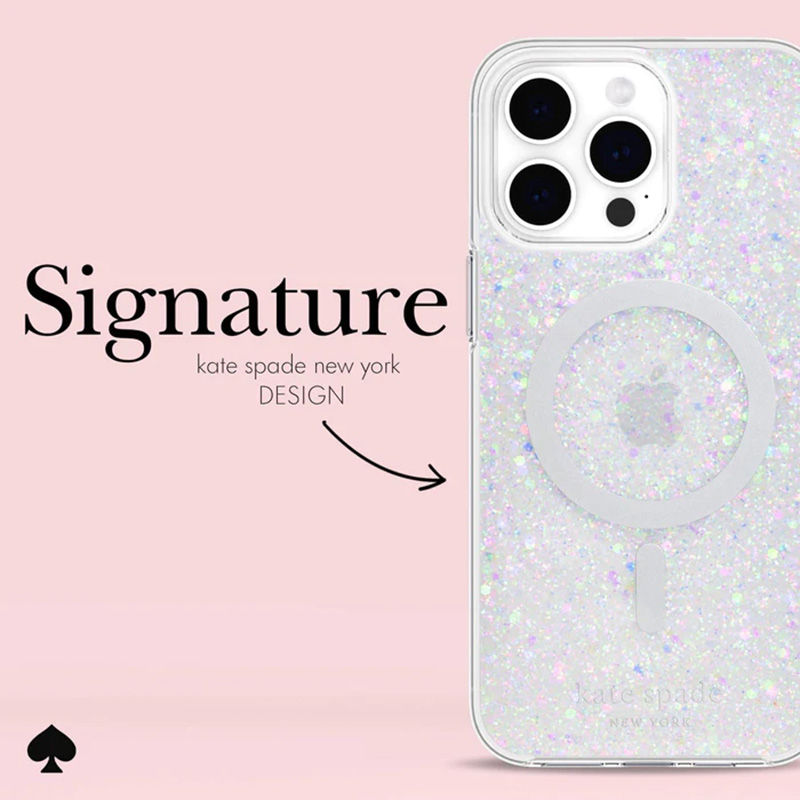 Kate Spade New York Protective MagSafe - Etui iPhone 15 Pro Max (Chunky Glitter)