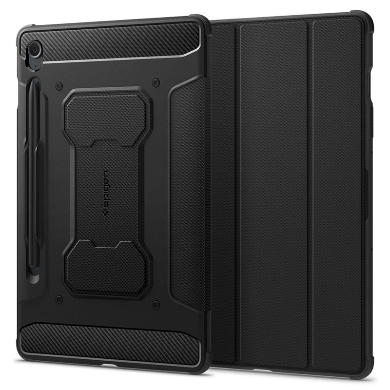 Spigen Rugged Armor Pro - Etui do Samsung Galaxy Tab S9 FE 10.9" (Czarny)