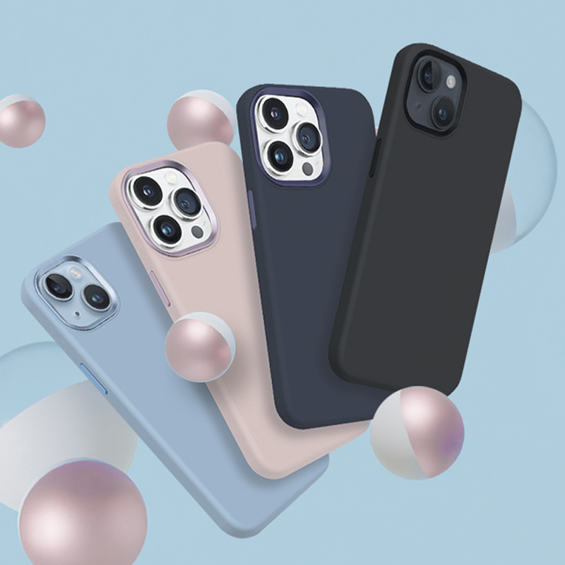 Crong Color Cover LUX Magnetic - Etui iPhone 15 Pro MagSafe (czarny)