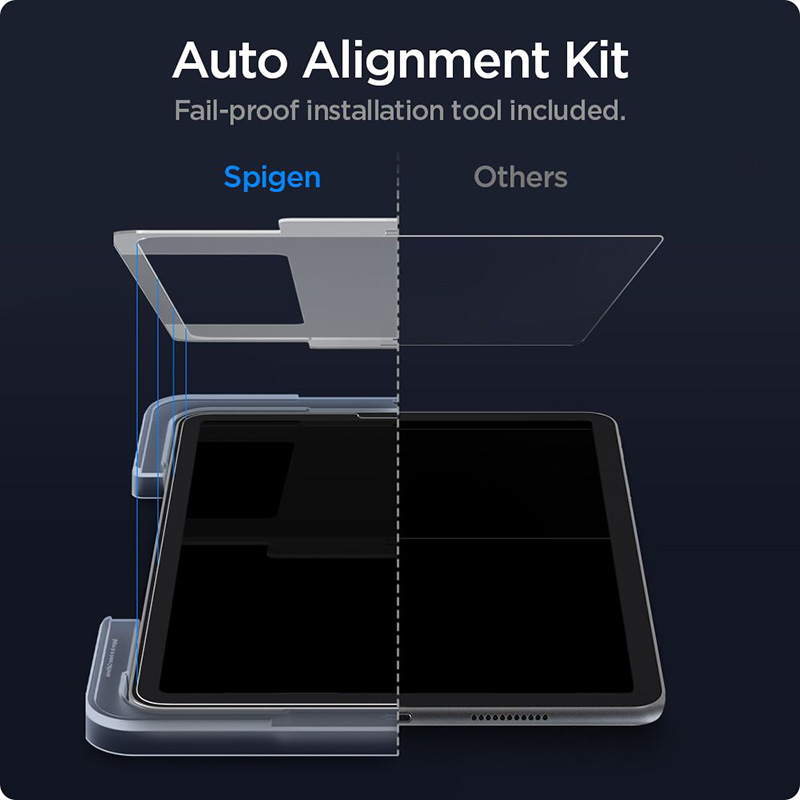 Spigen GLAS.TR EZ FIT - Szkło hartowane do Apple iPad Pro 11" / iPad Air 10.9” (5-4 gen.) (Przezroczysty)