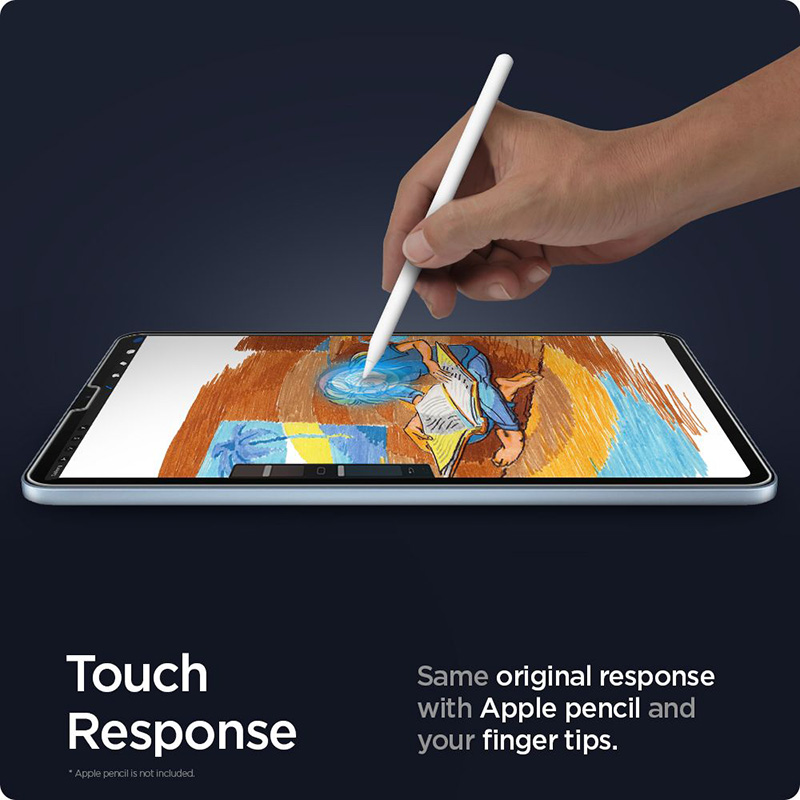 Spigen GLAS.TR EZ FIT - Szkło hartowane do Apple iPad Pro 11" / iPad Air 10.9” (5-4 gen.) (Przezroczysty)