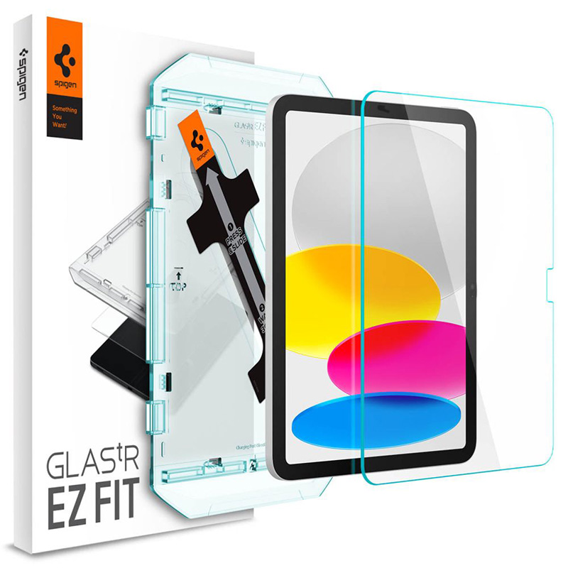 Spigen GLAS.TR EZ FIT - Szkło hartowane do Apple iPad 11” (2025) / 10.9" (2022) (Przezroczysty)