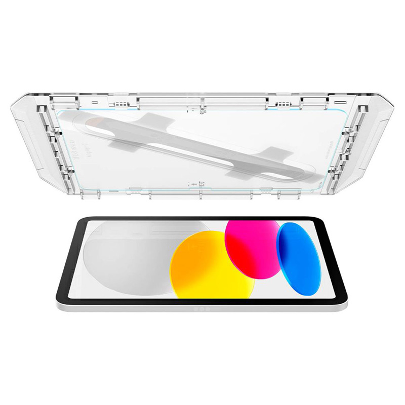 Spigen GLAS.TR EZ FIT - Szkło hartowane do Apple iPad 11” (2025) / 10.9" (2022) (Przezroczysty)