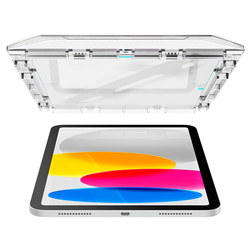 Spigen GLAS.TR EZ FIT - Szkło hartowane do Apple iPad 11” (2025) / 10.9" (2022) (Przezroczysty)