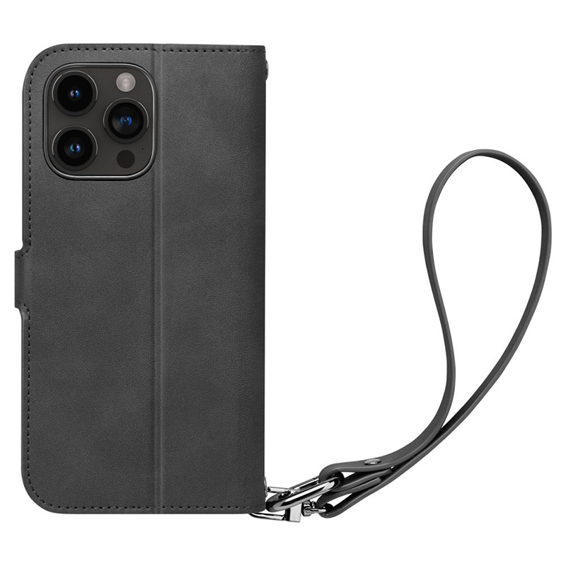 Spigen Wallet S Pro - Etui do iPhone 15 Pro Max (Czarny)