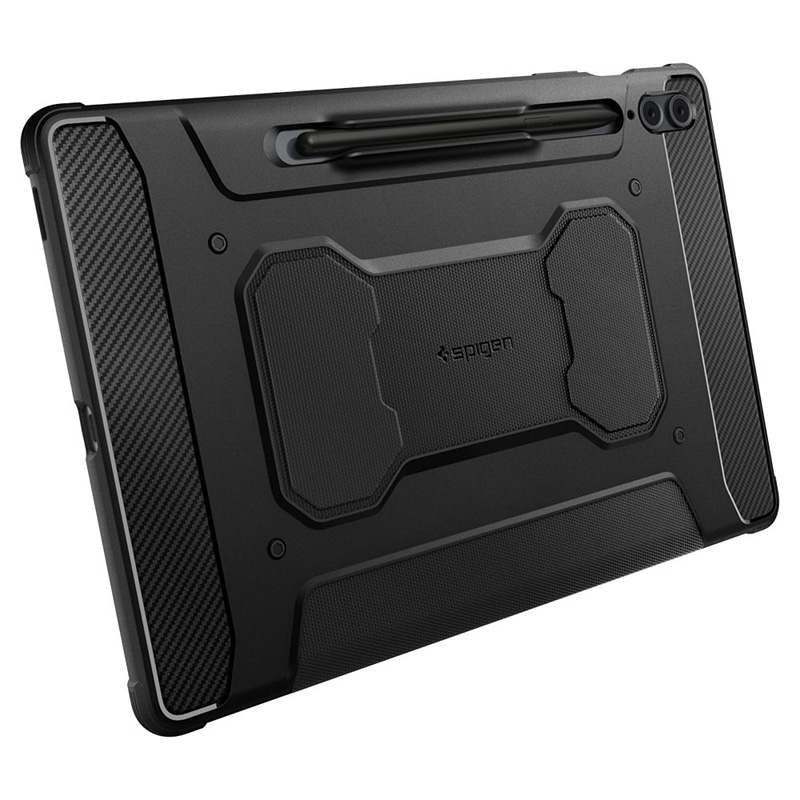 Spigen Rugged Armor Pro - Etui do Samsung Galaxy Tab S9 FE+ 12.4" (Czarny)